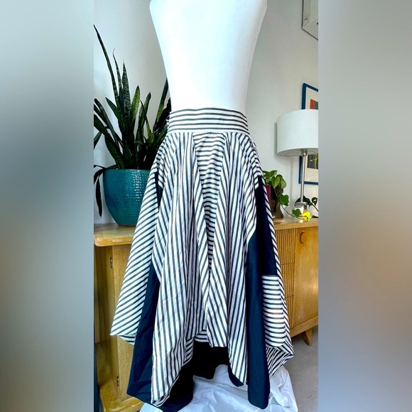 ISSEY MIYAKE kaleidoscope layered striped skirt size small - Picture 14 of 16
